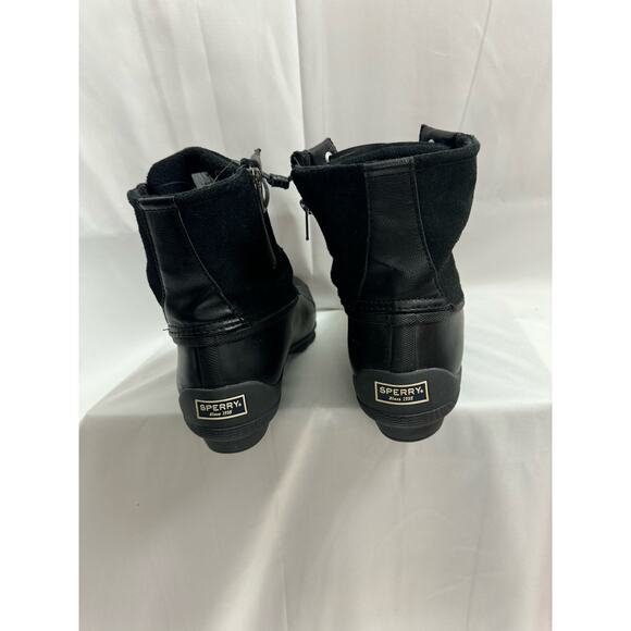 Sperry Women’s Waterproof Duck Boots - Black, Size 12M - STS80422 Spring Rain - Picture 4 of 8